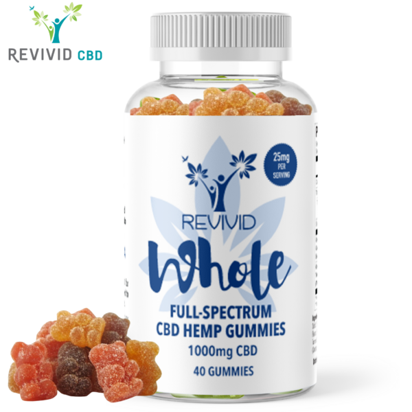 Revivid WHOLE - 1,000mg Full Spectrum CBD Gummies