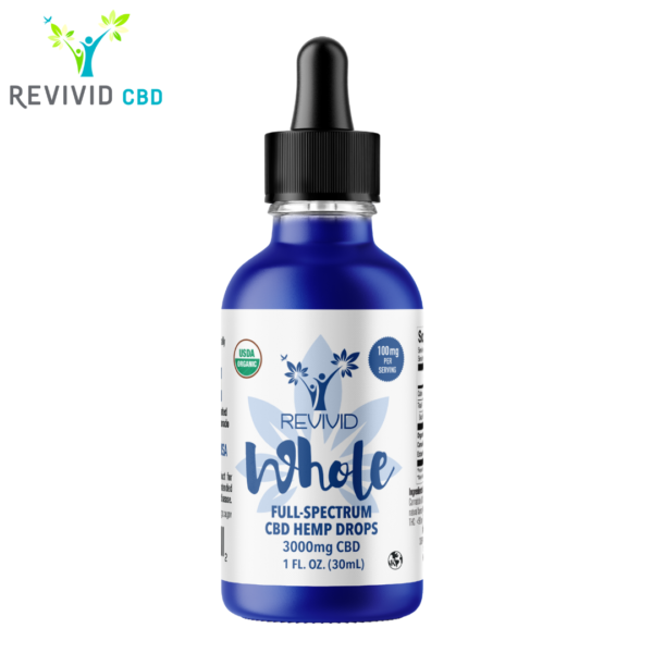 Revivid Whole 3000mg Full Spectrum CBD Tincture