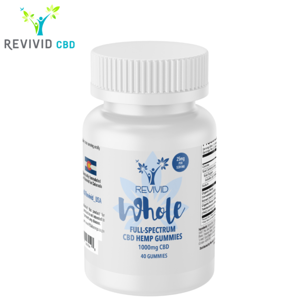 Revivid Whole Soft Gels: Full-Spectrum CBD